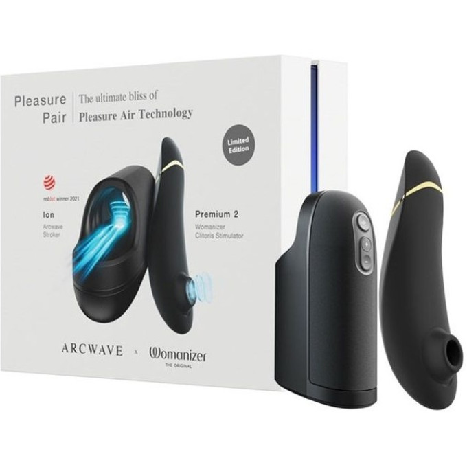 Набор для пар WOMANIZER PLEASURE PAIR черный AWPP1SG9